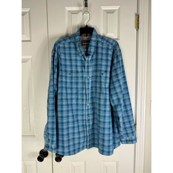 Orvis Mens Button Up Front Shirt Size XL - Picture 1 of 4